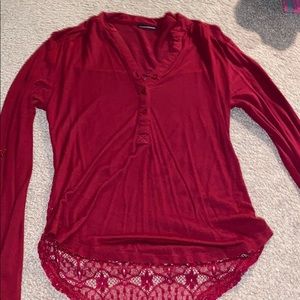 Burgundy t shirt
